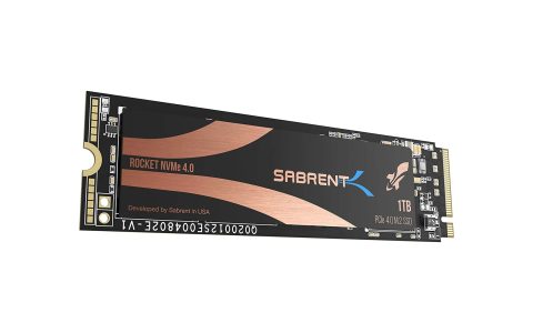 Sabrent SSD in offerta su Amazon: Rocket NVMe PCIe M.2 2280 da 1 TB