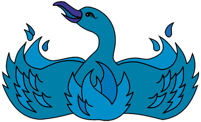 Il logo originale di Thunderbird, al debutto nell'estate 2003 con la versione 0.1 del client