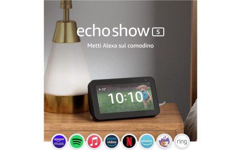 Echo Show 5 di 2ª generazione a meno di 35 euro su Amazon