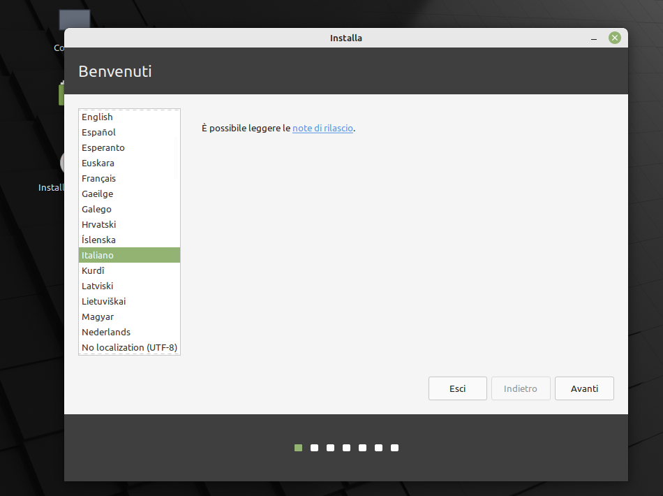 installazione linux mint