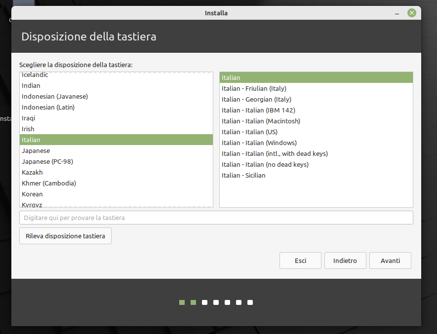 installazione linux mint
