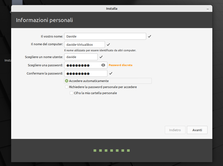installazione linux mint