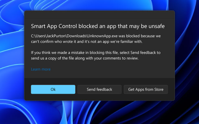 Windows 11 2022 Update: la funzionalità Smart App Control per la sicurezza