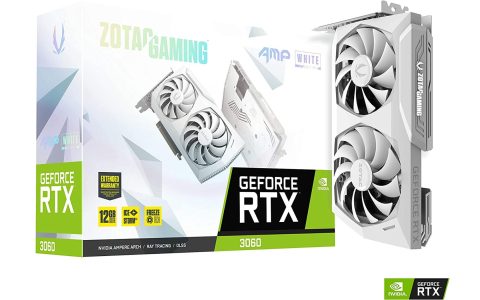 Zotac GAMING GeForce RTX 3060 AMP White Edition da 12 GB in offerta su Amazon