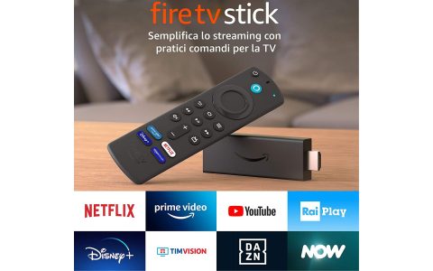 Fire TV Stick con telecomando vocale Alexa: 43% di sconto su Amazon