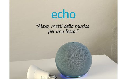Echo di 4 generazione + Lampadina Philips HUE: bundle incredibile in sconto del 50% su Amazon