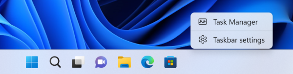 Windows 11 Task Manager barra delle applicazioni