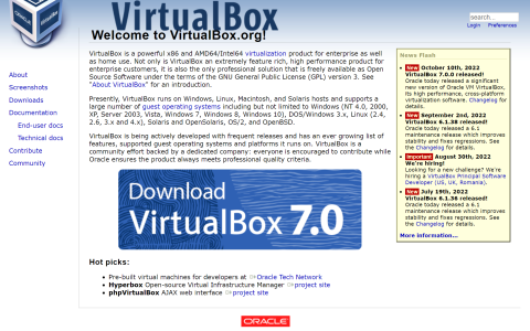 VirtualBox 7.0: arrivato il supporto a DXVK ed al Secure Boot