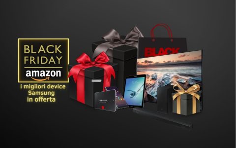 Black Friday Amazon Samsung: TV, soundbar, tablet, gli affari da non perdere