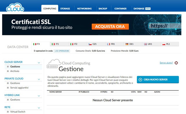 Configurazione Cloud Aruba