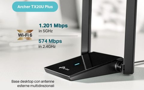 Adattatore TP-Link Archer TX20U Plus con WiFi 6 ad un prezzo RIDICOLO su Amazon