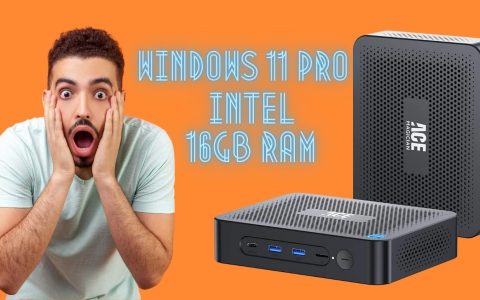 Mini PC Intel con 16GB di RAM e Windows 11 Pro a prezzo WOW