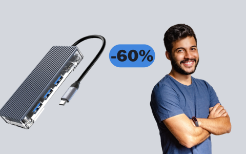 Hub USB C 7 in 1 ORICO in offerta su Amazon con un coupon del 60%