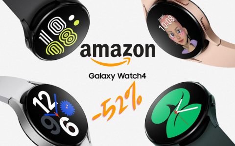 Samsung Galaxy Watch4 da 40mm a prezzo REGALO su Amazon (-52%)
