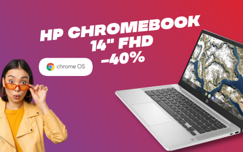 Chromebook HP con display 14