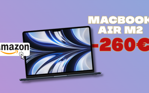 MacBook Air M2 protagonista di un'OTTIMA OFFERTA Amazon
