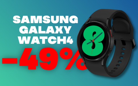 Samsung Galaxy Watch4: SCONTO PAZZO del 49% su Amazon!