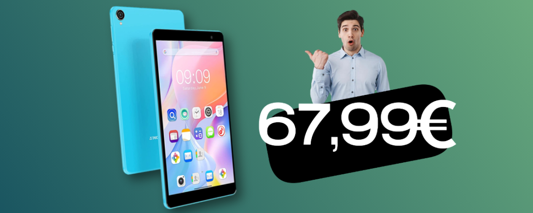 Tablet Android 12 a meno di 68€?! Sì, grazie ad !