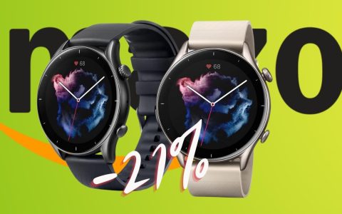Amazfit GTR 3 è lo smartwatch da mettere al polso, ora al 21%