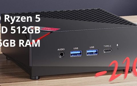 Mini PC con Ryzen 5: MOSTRUOSO e a prezzo da non credere (-210€)