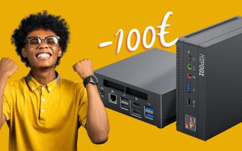 Mini PC con Ryzen 7 POTENTISSIMO, spunta il COUPON e risparmi 100€