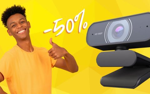 Webcam Full HD 1080p a MENO di 15€, PREZZONE Amazon