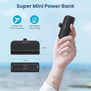 Mini Power Bank USB-C - Dimensioni