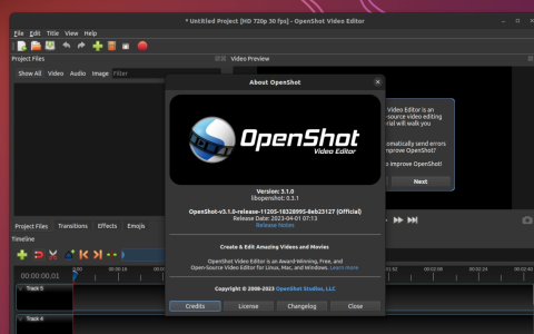 OpenShot 3.1: migliorata la gestione dei profiles