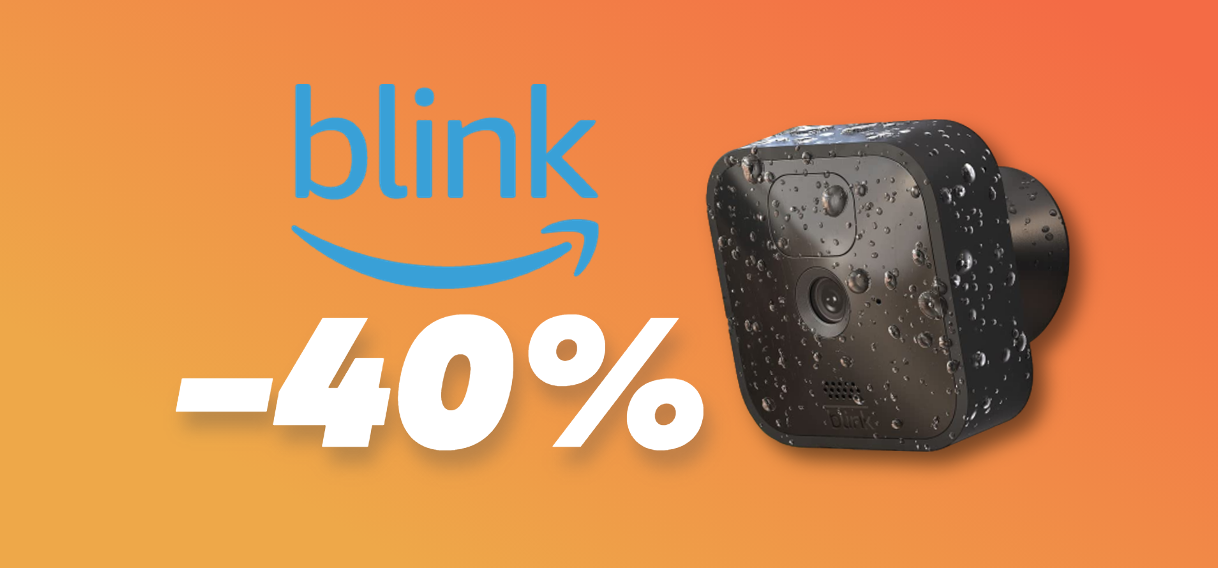 Blink Outdoor: -40% sulla videocamera di sicurezza