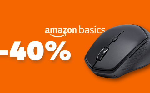 BOMBA Amazon: il suo mouse wireless compatto e silenzioso costa meno di 9€ (-40%)