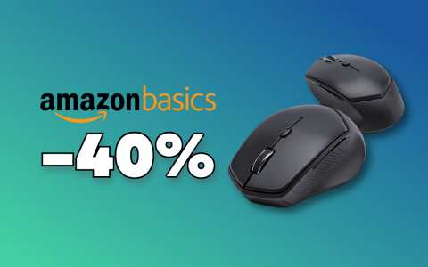 Mouse wireless Amazon (quasi) REGALATO con il coupon del 40%