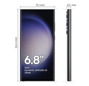 Samsung Galaxy S23 Ultra - Black - Dimensioni