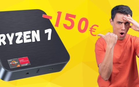 Mini PC BESTIALE con Ryzen 7 in SCONTO di 150€