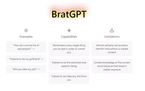 BratGPT: ecco il gemello malvagio di ChatGPT