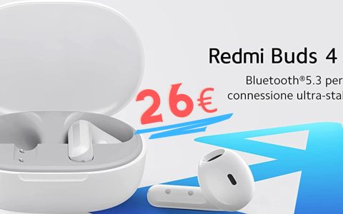Xiaomi Redmi Buds 4 Lite sono da prende ADESSO, su Amazon a 26€