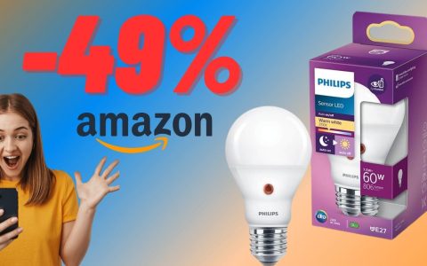 Illumina la tua vita con la Lampadina Sensor LED Philips in OFFERTISSIMA