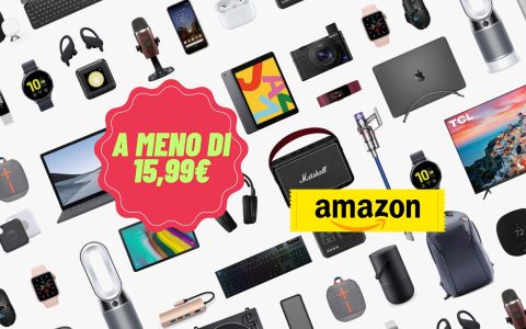 Amazon SVUOTA TUTTO: 5 gadget a meno di 15,99€, PREZZI RIDICOLI
