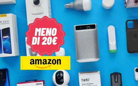 AMAZON FUORI TUTTO: 5 gadget a meno di 20€ da non perdere!