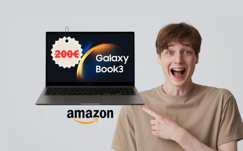 Crolla il prezzo del Samsung Galaxy Book 3 CON L'OFFERTA DI AMAZON