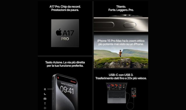 iPhone 15 Pro Max caratteristiche