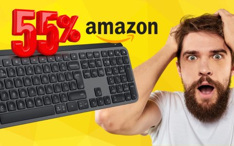 Logitech MX Keys S a un PREZZO MAI VISTO, -55% su Amazon