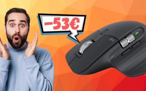 Logitech MX Master 3S: il MIGLIOR mouse wireless a 53€ in MENO