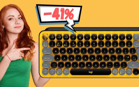 Logitech POP Keys: la tastiera wireless con tasti emoji al 41%