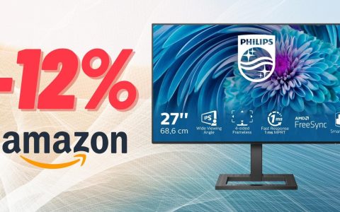 Qualità e convenienza col Monitor Gaming Philips FHD da 27