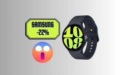 Notifiche e monitoraggio della propria salute al TOP con LO SCONTO sul Samsung Galaxy Watch 6