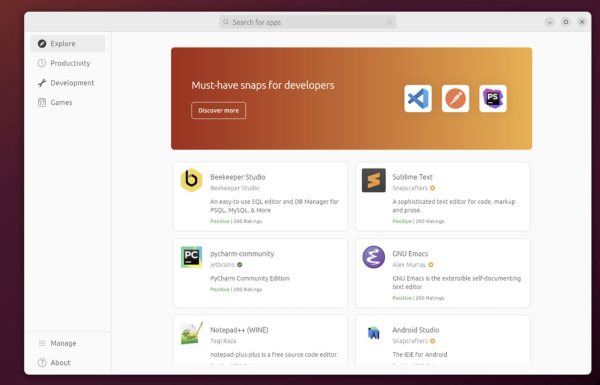 Ubuntu App Center