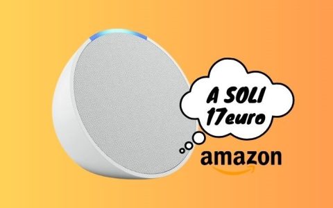 OUTLET AMAZON: il nuovissimo Echo Pop a soli 17 euro grazie allo sconto del 61%!
