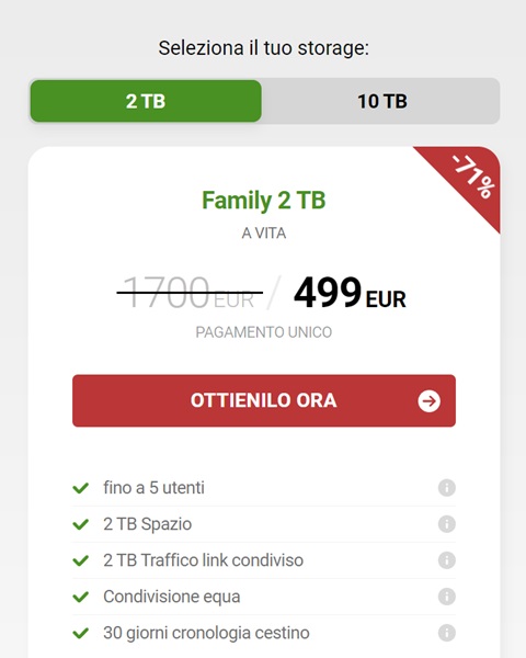 family 2 tb pcloud natale
