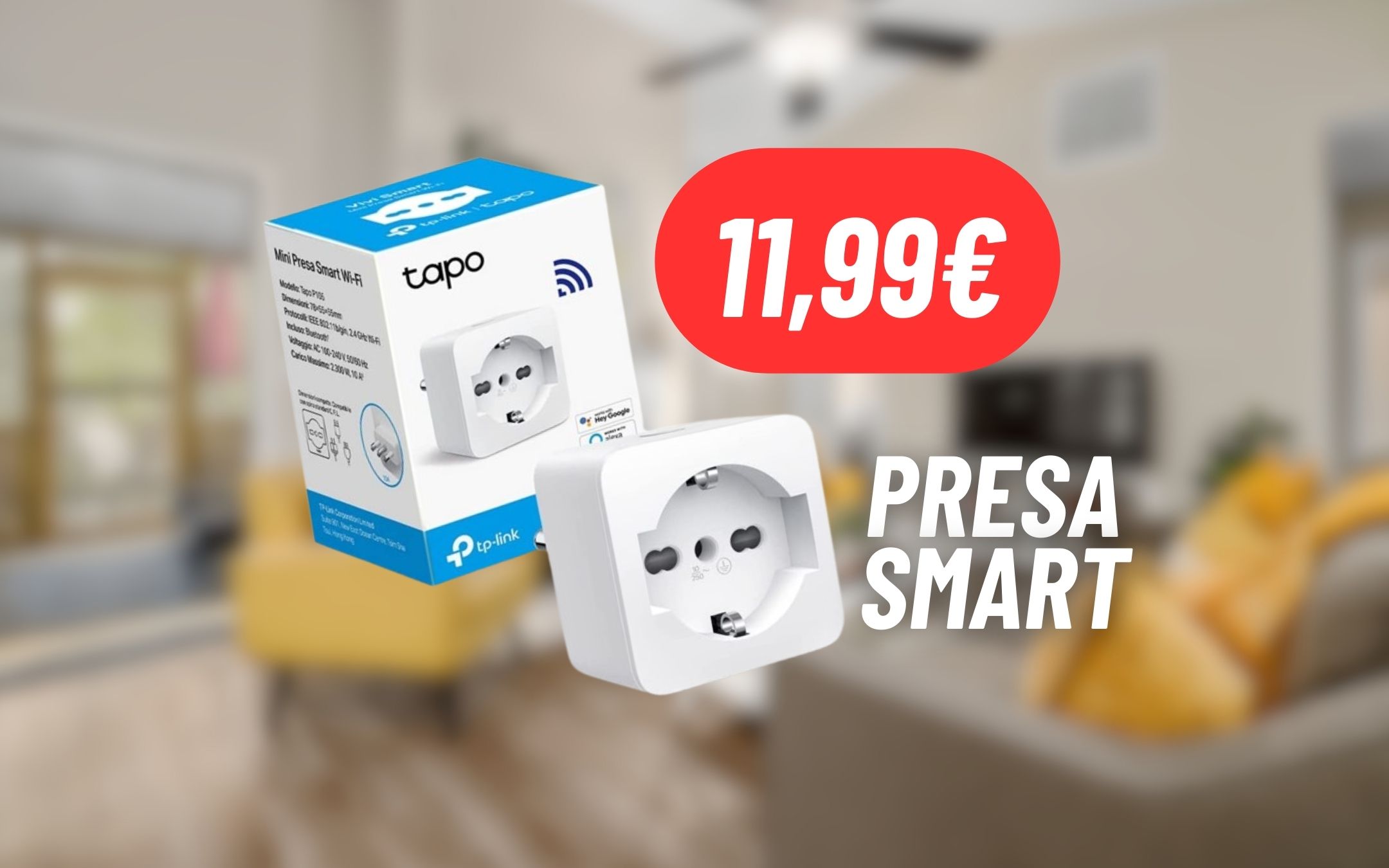 Rendi la tua casa sempre più SMART con la Presa Intelligente di TP-Link a  11,99€