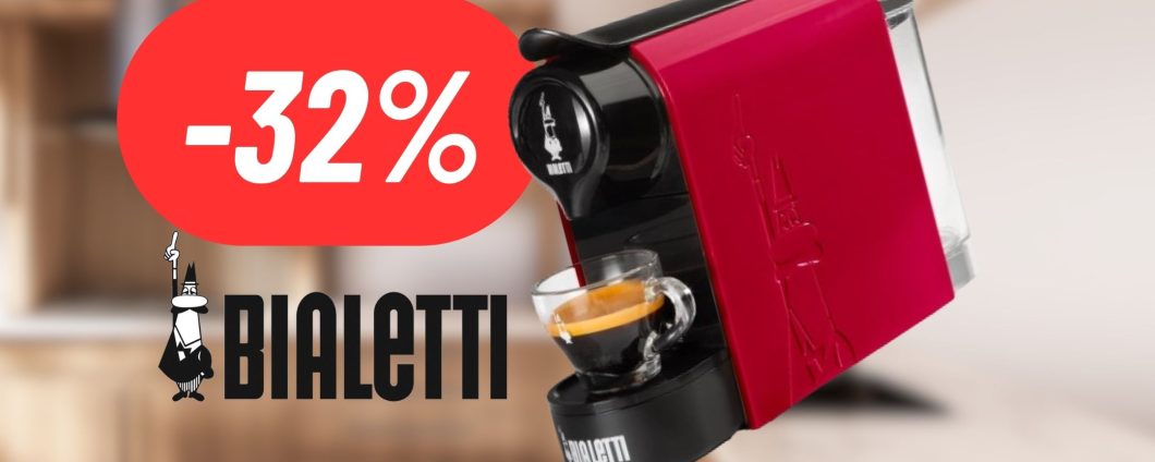 Caffè dal gusto intenso con la Macchina Bialetti Gioia al 23% DI SCONTO:  OFFERTISSIMA